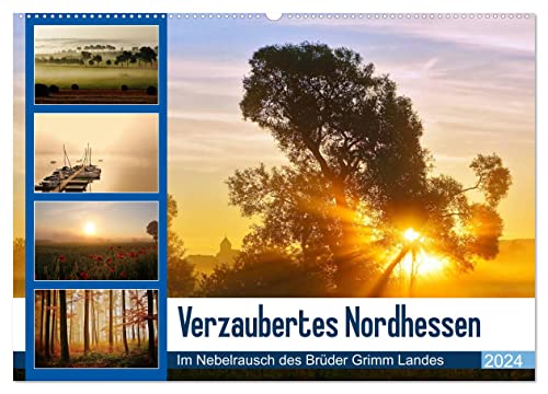 Verzaubertes Nordhessen (Wandkalender 2024 DIN A2 quer), CALVENDO Monatskalender