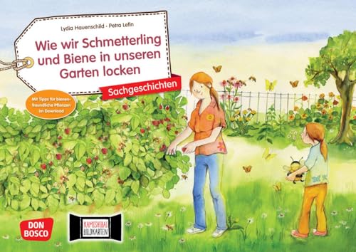 Wie wir Schmetterling und Biene in unseren Garten locken. Kamishibai Bildkartenset: Entdecken - Erzählen - Begreifen: Sachgeschichten. Mit dem ... (Sachgeschichten für unser Erzähltheater)