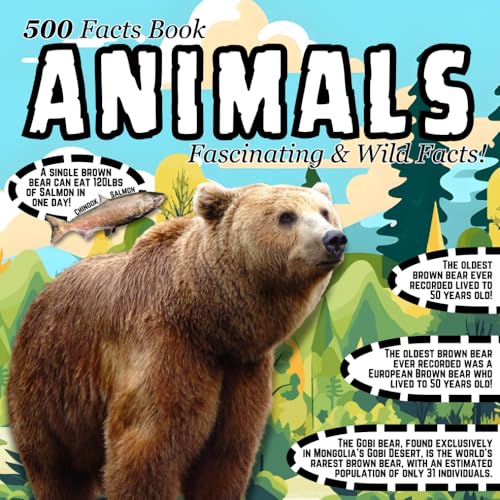 500 Facts Book Animals : Interesting and Wild Facts About Animals, Birds and Insects! von Independently published