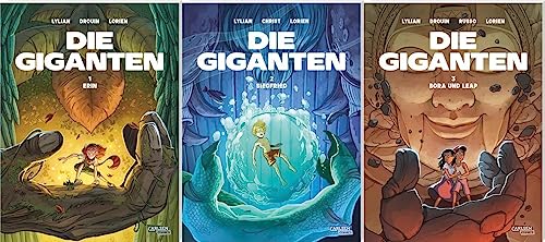 Die Giganten Band 1-3 plus 1 exklusives Postkartenset