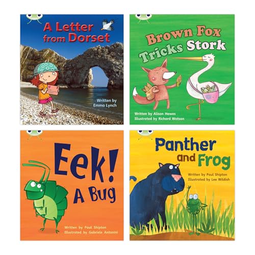 Learn to Read at Home with Phonics Bug: Pack 5 (Pack of 4 reading books with 3 fiction and 1 non-fiction)