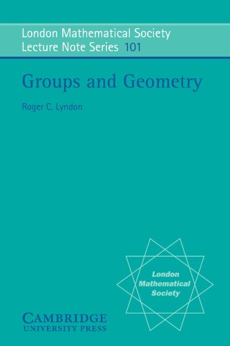 Groups and Geometry (London Mathematical Society Lecture Note Series) von Cambridge University Press