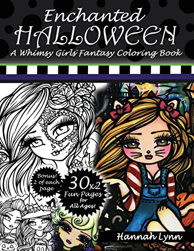 Enchanted Halloween: A Whimsy Girls Fantasy Coloring Book von CREATESPACE
