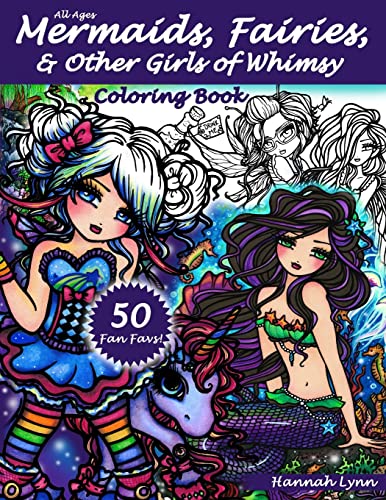 Mermaids, Fairies, & Other Girls of Whimsy Coloring Book: 50 Fan Favs von Createspace Independent Publishing Platform