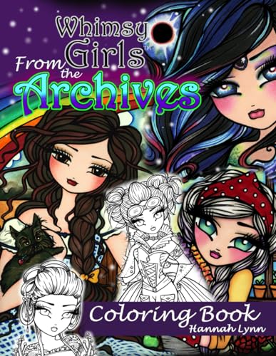 Whimsy Girls From the Archives Coloring Book