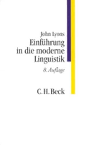 Einführung in die moderne Linguistik (C.H. Beck Studium) von C.H.Beck