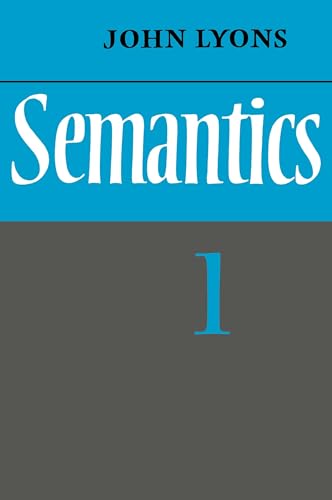 Semantics: Volume 1 (v. 1)