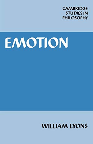 Emotion (Cambridge Studies in Philosophy)
