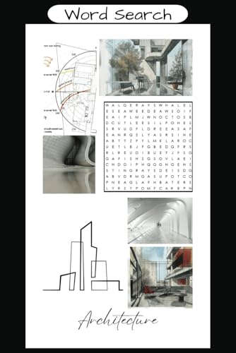 Architectural Word Search Puzzle Book: Architectural and Drafting Word Find Puzzle von Independently published