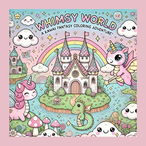 Whimsy World: A Kawaii Fantasy Coloring Adventure von Independently published
