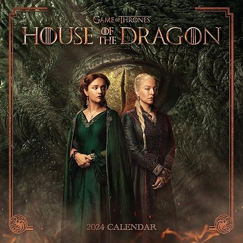 Game of Thrones – House of the Dragon – Offizieller Kalender 2024: Original Danilo-Kalender [Mehrsprachig] [Kalender] (Wall-Kalender)