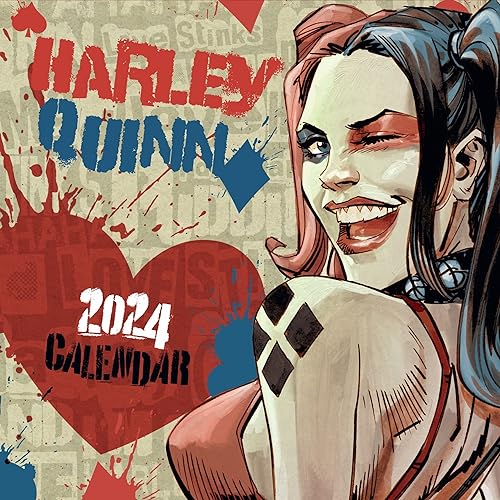 Harley Quinn 2024 Square Wall Calendar