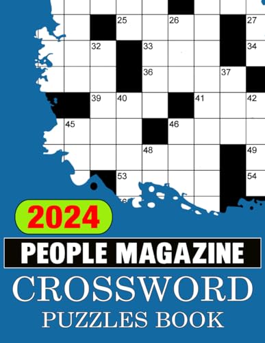 People Magazine Crossword Puzzles Book 2024: Test your brain sharpness with 80 puzzles von Independently published