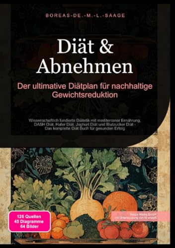 Diät & Abnehmen: Der ultimative Diätplan für nachhaltige Gewichtsreduktion: Wissenschaftlich fundierte Diätetik mit mediterraner Ernährung, DASH Diät, ... Diät Buch für gesunden Erfolg (Diät (DE)) von epubli