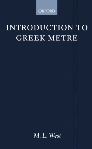 Introduction To Greek Metre (Clarendon Paperbacks)