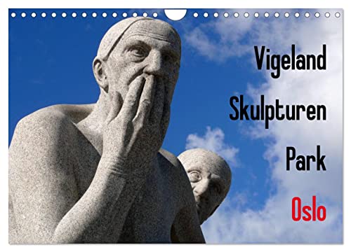 Vigeland Skulpturen Park Oslo (Wandkalender 2025 DIN A4 quer), CALVENDO Monatskalender
