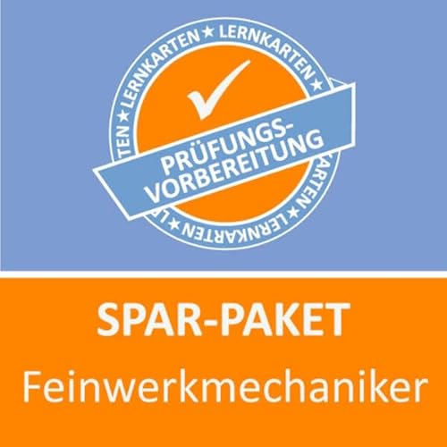 AzubiShop24.de Kombi-Paket Lernkarten Feinwerkmechaniker /in [German]