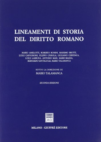 Lineamenti di storia del diritto romano von Giuffrè