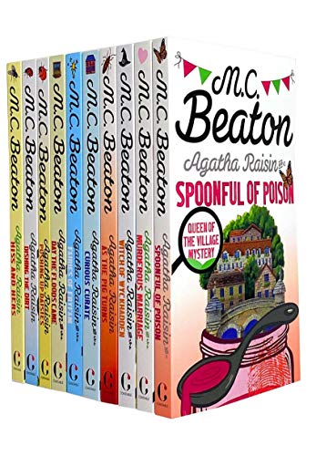 Agatha Raisin 10 Books Collection Set Series 2 By M C Beaton