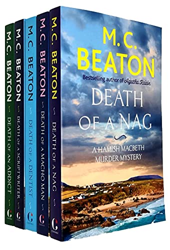 Hamish Macbeth-Serie (11–15), Sammlung mit 5 Büchern von MC Beaton (Death of a Nag, Death of a Macho Man, Death of a Dentist, Death of a Scriptwriter, Death of an Addict)
