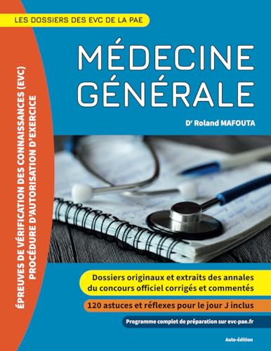 Les dossiers des evc de la PAE Médecine Générale Les dossiers des evc de la PAE Médecine Générale von Auto-édition