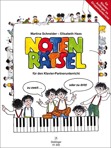 Notenrätsel für den Klavier-Partnerunterricht: Für Klavier-Anfänger im Gruppenunterricht