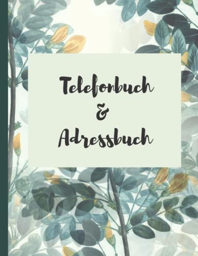 Telefonbuch & Adressbuch: Telefonbuch DIN A4 Register A-Z alphabetisch von Independently published