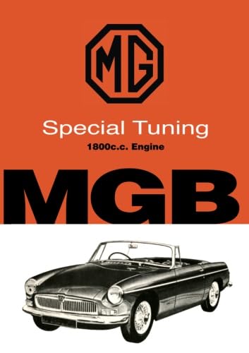 MG Special Tuning 1800c.c. Engine MGB: AKD4034: Owners' Handbook