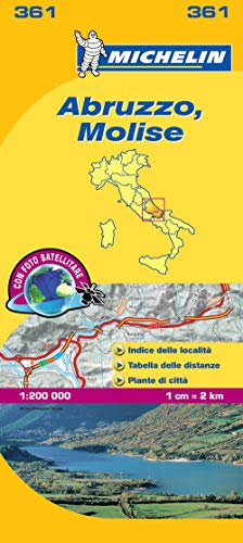 Abruzzo & Molise - Michelin Local Map 361 (Mapas Local Michelin)