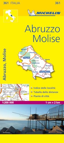 Abruzzo & Molise - Michelin Local Map 361 (Mapas Local Michelin)