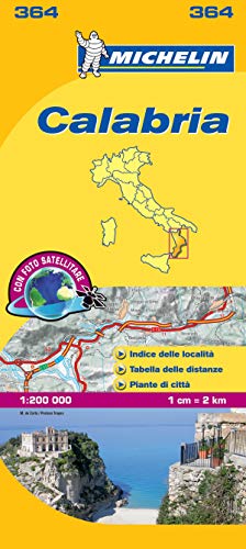 Calabria - Michelin Local Map 364 (Mapas Local Michelin)