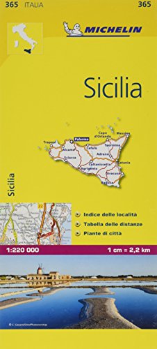 Michelin: Sicilia, 1:220.000: Map von MICHELIN