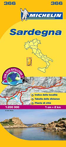 Mapa Local Sardegna (Mapas Local Michelin, Band 366)