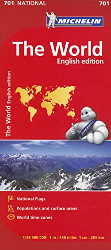 The World - Michelin National Map 701: Map (Michelin National Maps)