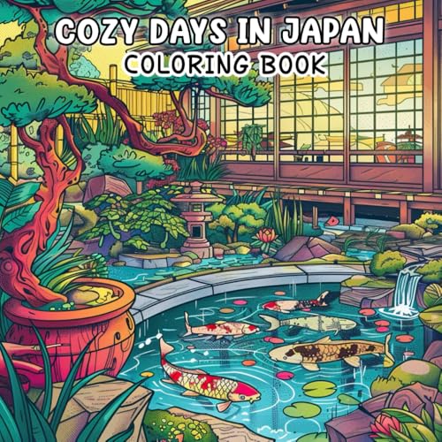 Cozy Days In Japan Coloring Book: Peaceful Scenes, Everyday Life & Japanese Charm von Independently published