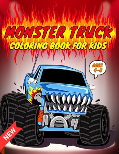 Monster Truck Coloring Book for Kids: Interactive Fun for Young Adventurers! von Independently published