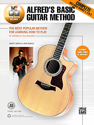 ALFRED'S BASIC GUITAR METHOD 3RD EDITION: The Most Popular Method of Learning How to Play, For Individual or Class Instruction, Includes Audio, Video & Software (Alfred's Basic Guitar Method, 1-3)