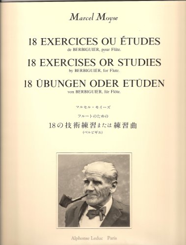 18 EXERCICES OU ETUDES DE BERBIGUIER FLUTE