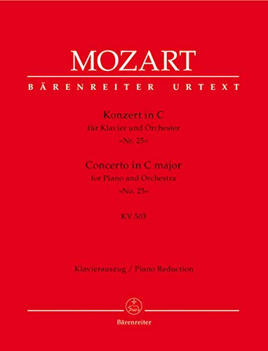 Konzert 25 C-Dur KV 503 - Klav Orch. Klavier, Klavier zu 4 Händen