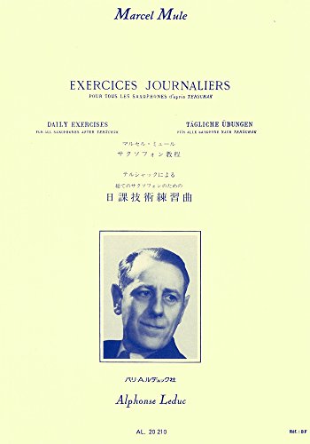 EXERCICES JOURNALIERS D'APRES TERSCHACK TOUS SAXOPHONES von Alphonse Leduc