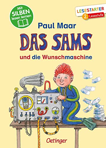 Das Sams und die Wunschmaschine: Mit Silben lesen lernen. Lesestarter 2. Lesestufe. Lustiger Kinderbuch-Klassiker zum Lesen lernen für Erstleser ab 7 Jahren von Oetinger