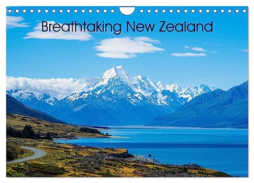 Breathtaking New Zealand (Wall Calendar 2025 DIN A4 landscape), CALVENDO 12 Month Wall Calendar: Experience gorgeous landscapes of New Zealand¿s South Island von Calvendo