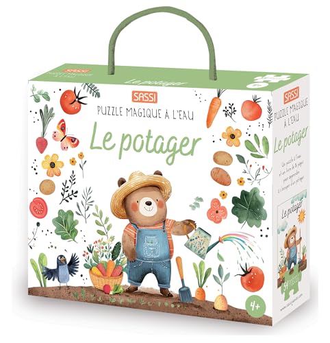 Puzzle magique à l'eau. Le potager von SASSI