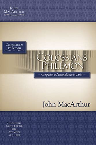 MACARTHUR STUDY GUIDE SERIES: COLOSSIANS/PHILEMON (Macarthur Bible Study)