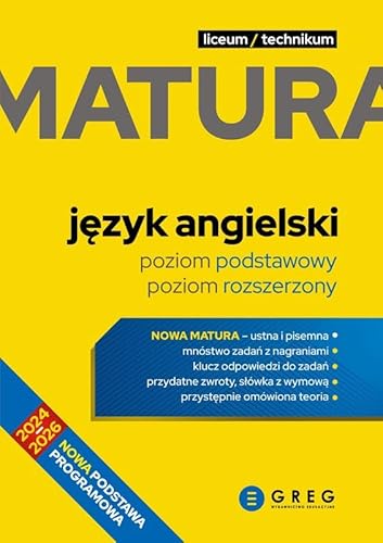 Matura - język angielski - 2024-2026 - repetytorium maturalne von Greg