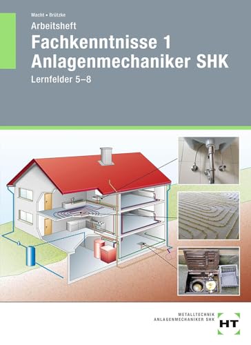 Arbeitsheft Fachkenntnisse 1 Anlagenmechaniker SHK: Lernfelder 5--8