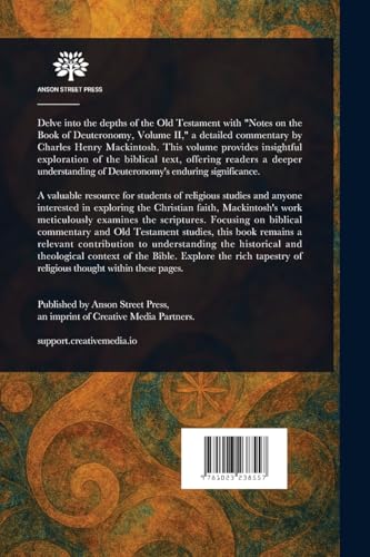 Notes on the Book of Deuteronomy von Anson Street Press