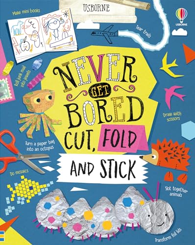 NGB CUT, FOLD AND STICK (Never Get Bored) von Usborne Publishing