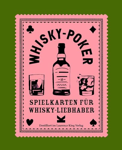 Laurence King Verlag Whisky-Poker Kartenspiel, Pink