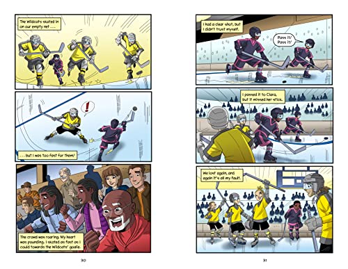 Hot Shot Ice Hockey (Sport Stories Graphic Novels)